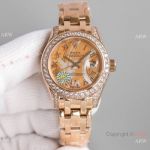 JH Factory Replica Rolex Pearlmaster 81285 Rose Gold Watch 34mm